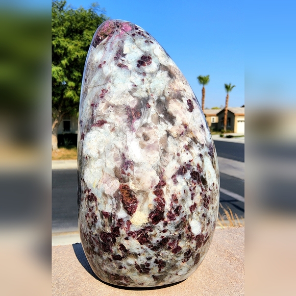 MASSIVE Rubellite (Red Tourmaline) Free-Form - Picture 1 of 15